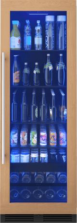 Presrv Beverage Cooler, 24in Full Size, Panel Ready+Glass, Reversible Door, 1 Zone