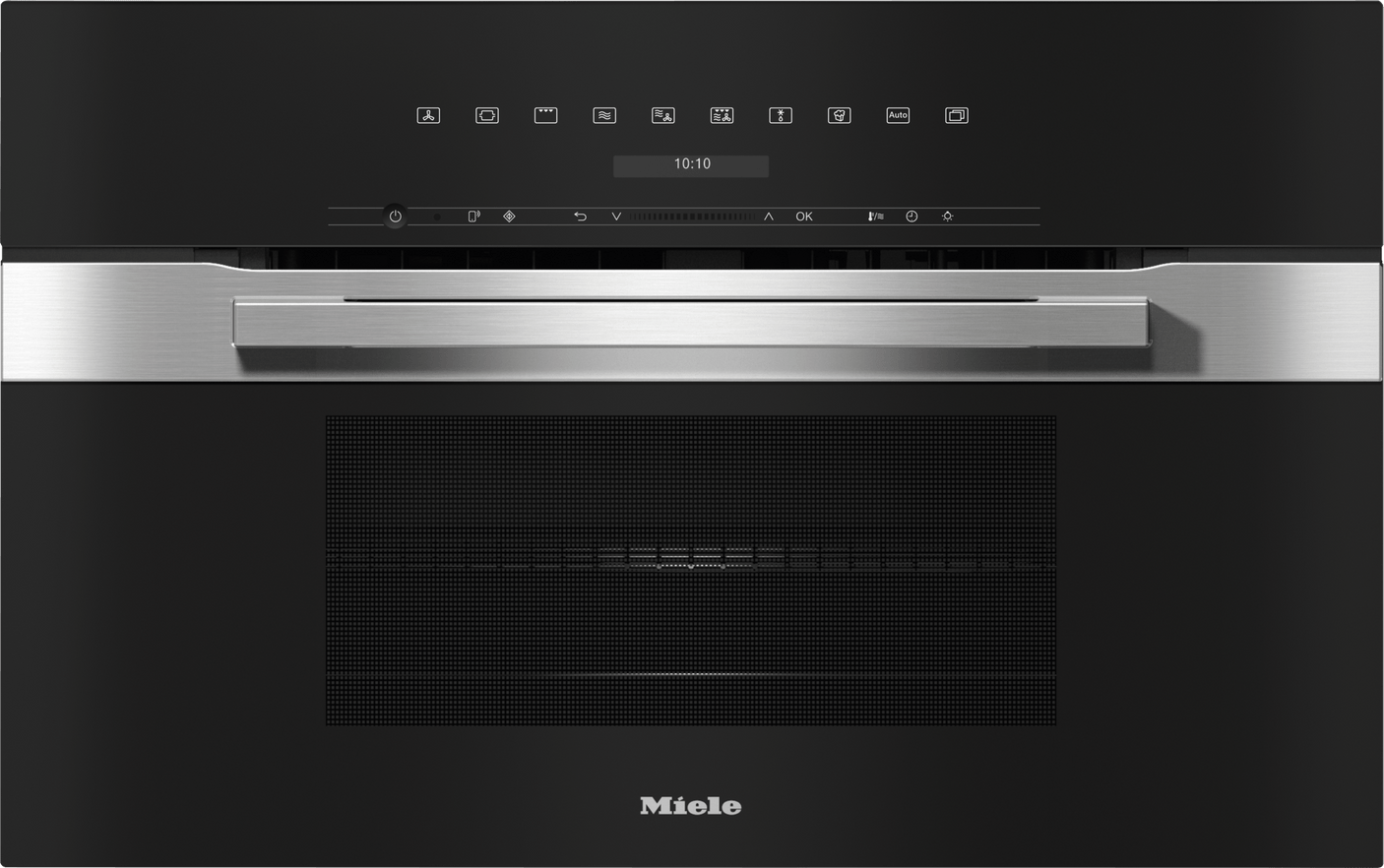 H 7270 BM - 30" compact speed oven in a perfectly combinable design with automatic programs and combi modes.