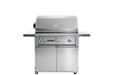 36" Sedona by Lynx Freestanding Grill with 2 Stainless Steel Burners and ProSear Burner and Rotisserie, LP