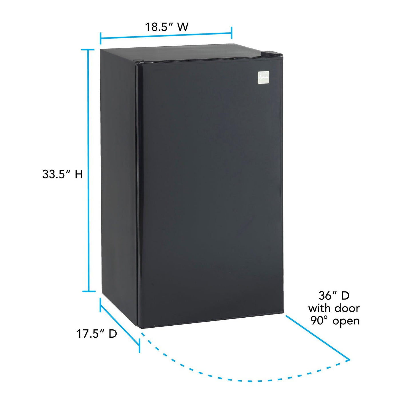 Avanti 3.2 cu. ft. Compact Refrigerator - Black / 3.2 cu. ft.