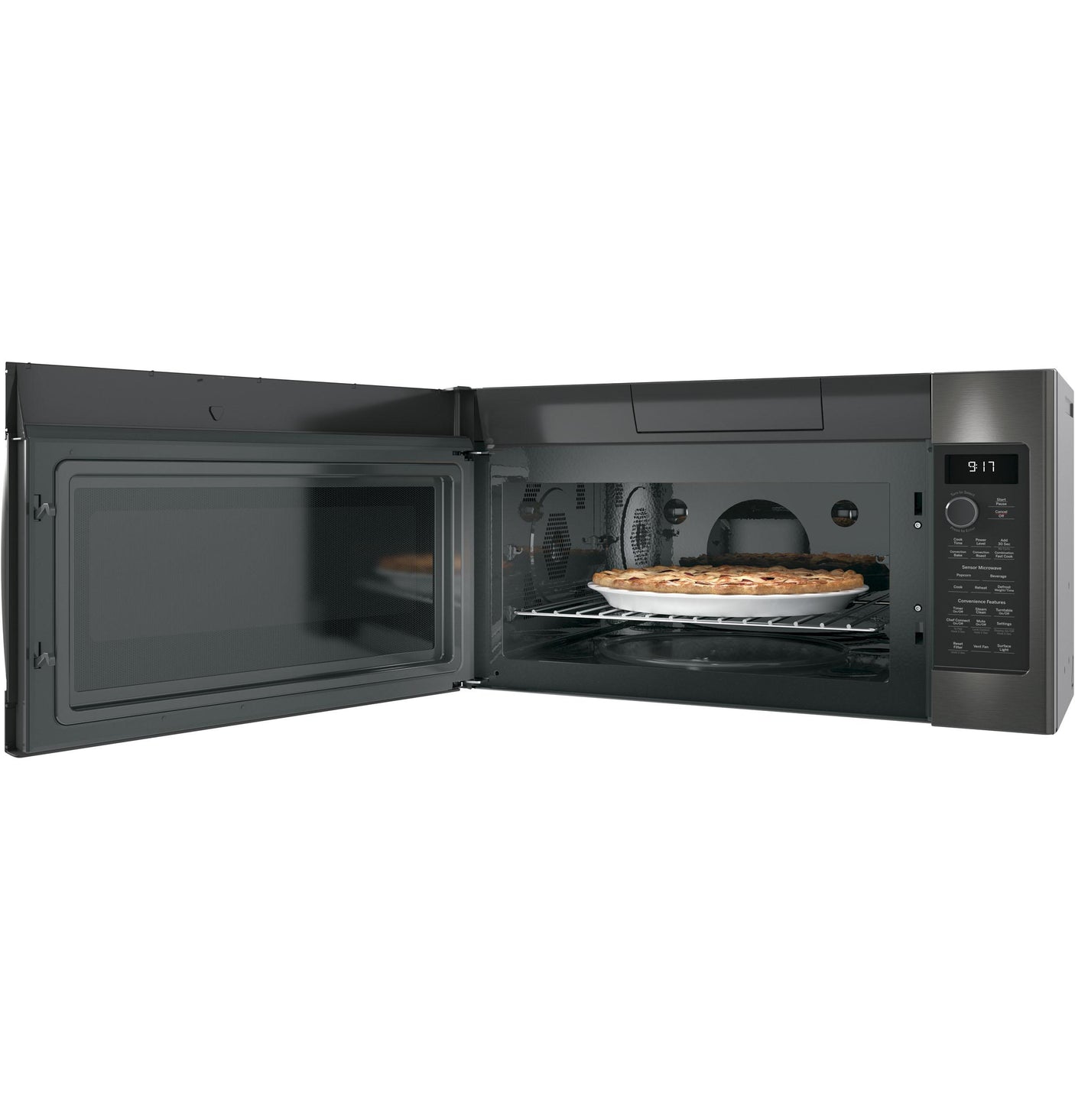 GE Profile™ 1.7 Cu. Ft. Convection Over-the-Range Microwave Oven