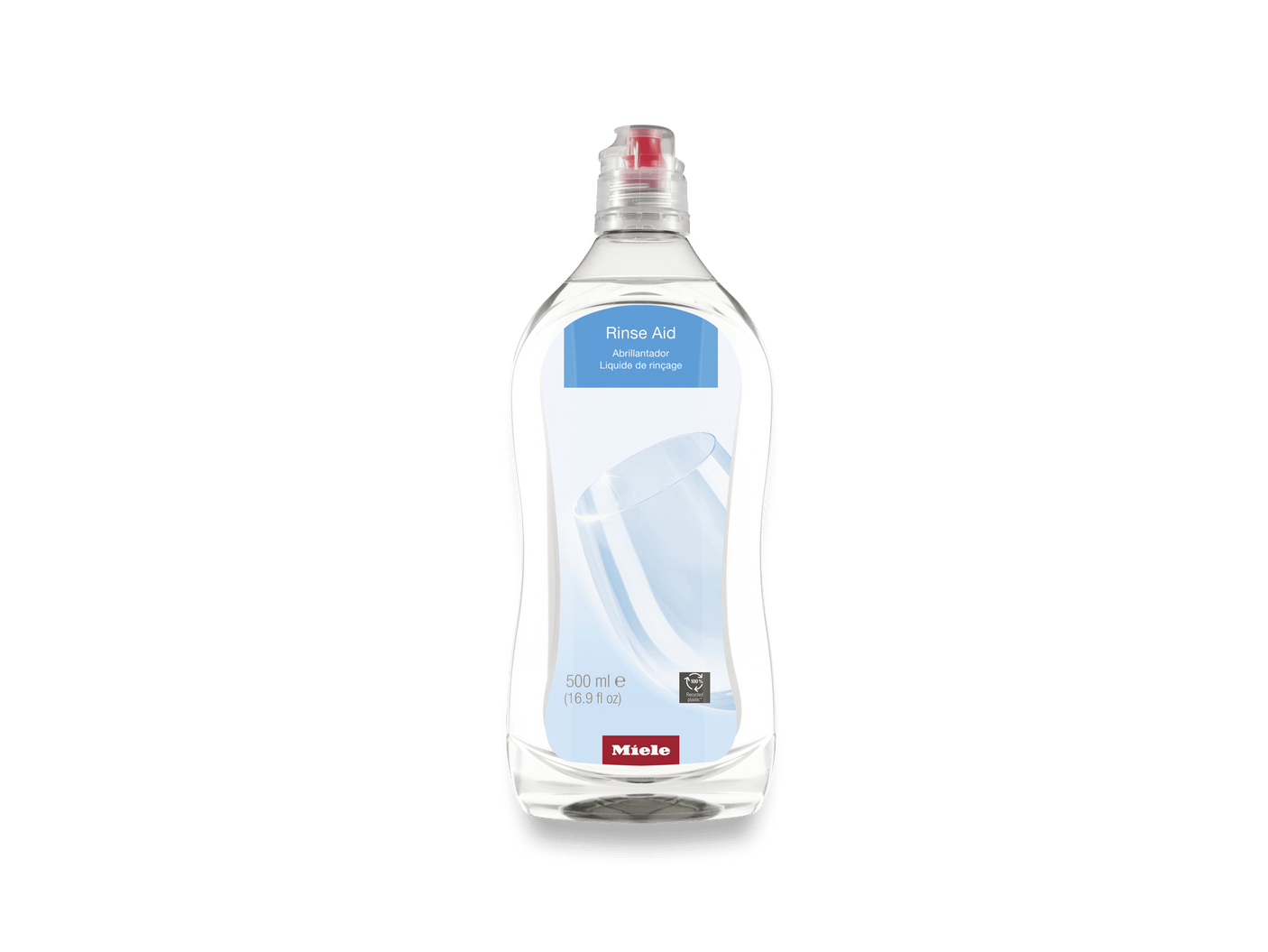 Rinse aid, 17 oz. - for best drying and gentle treatment in Miele dishwashers.