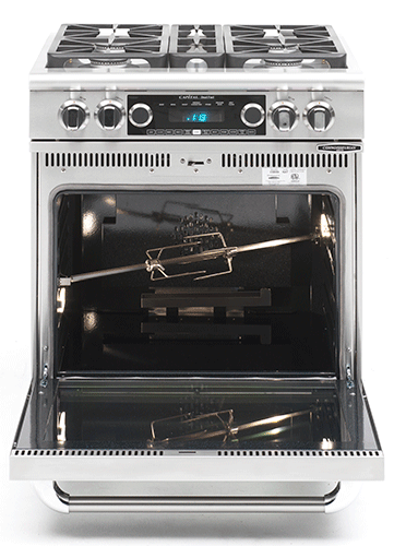 Connoisseurian 30" Dual Fuel Self Clean Range