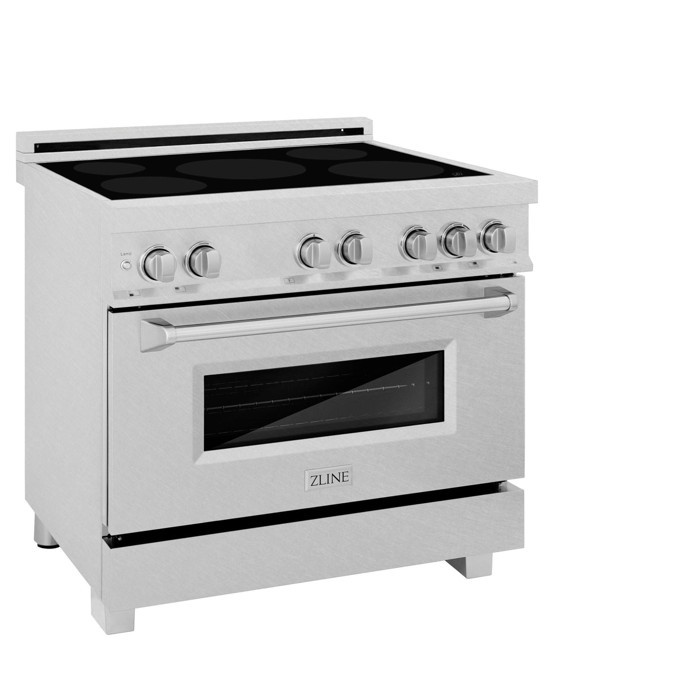 ZLINE 36" 4.6 cu. ft. Induction Range with a 5 Element Stove and Electric Oven (RAINDS-36) [Color: DuraSnow]