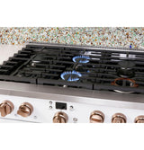 Café™ 36" Smart Dual-Fuel Commercial-Style Range with 6 Burners (Natural Gas)