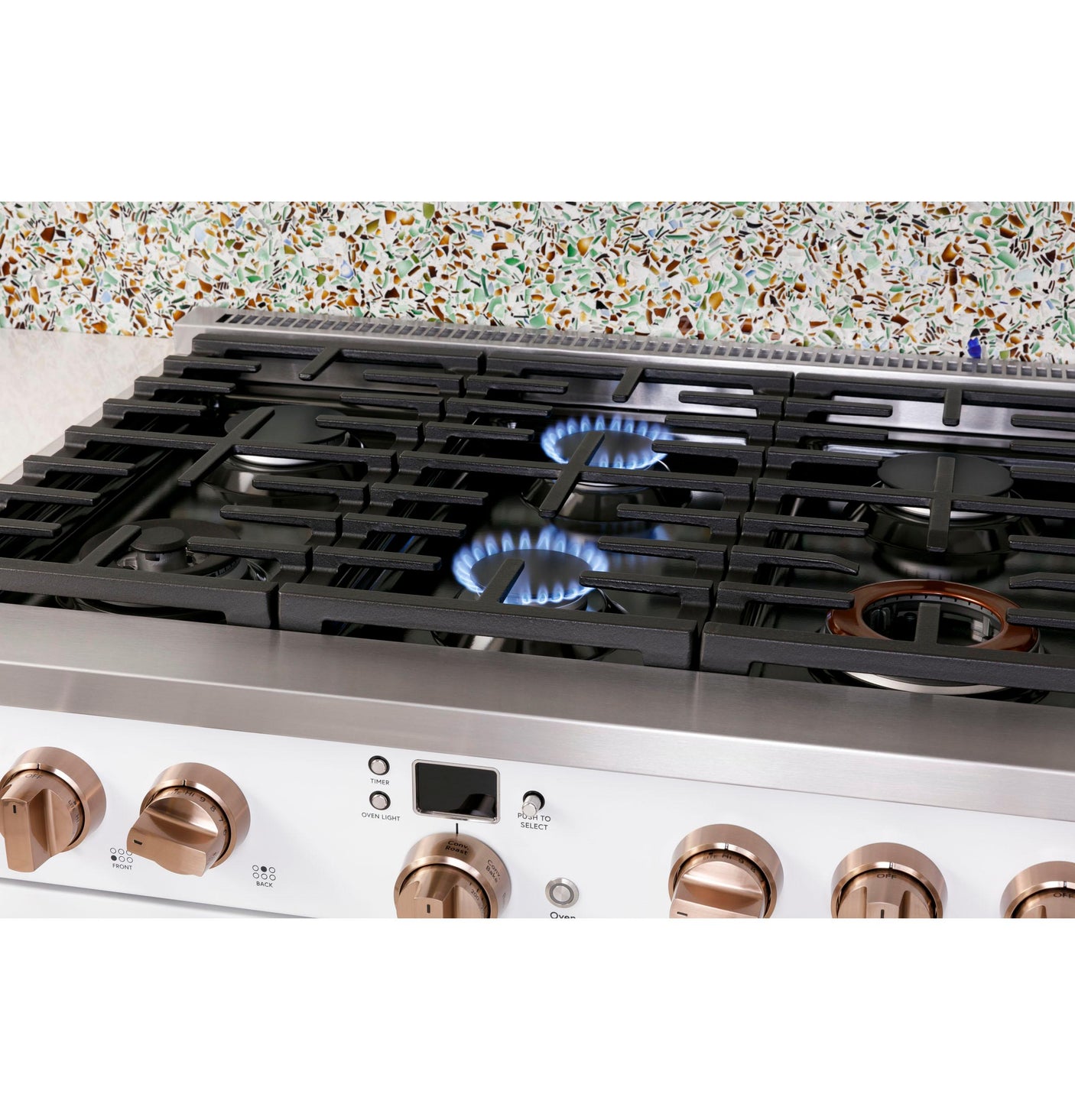 Café™ 36" Smart All-Gas Commercial-Style Range with 6 Burners (Natural Gas)