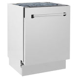 ZLINE 24" Tallac Series 3rd Rack Dishwasher with Traditional Handle, 51dBa (DWV-24) [Color: 304 Stainless]