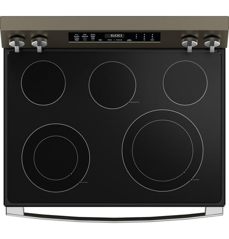 GE® 30" Free-Standing Electric Convection Range with No Preheat Air Fry and EasyWash™ Oven Tray