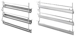 3 level telescopic shelf set