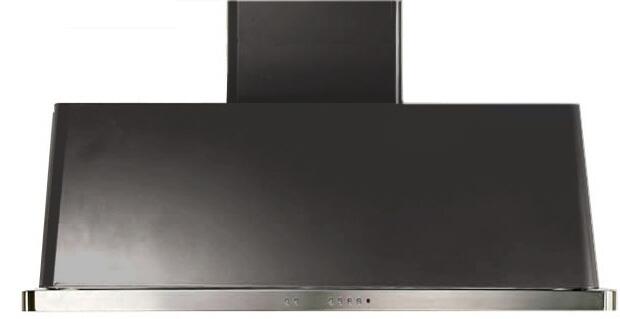 Majestic 48 Inch Matte Graphite Wall Mount Convertible Range Hood