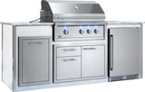 Factory Assembled, Appliance Ready Designer Island