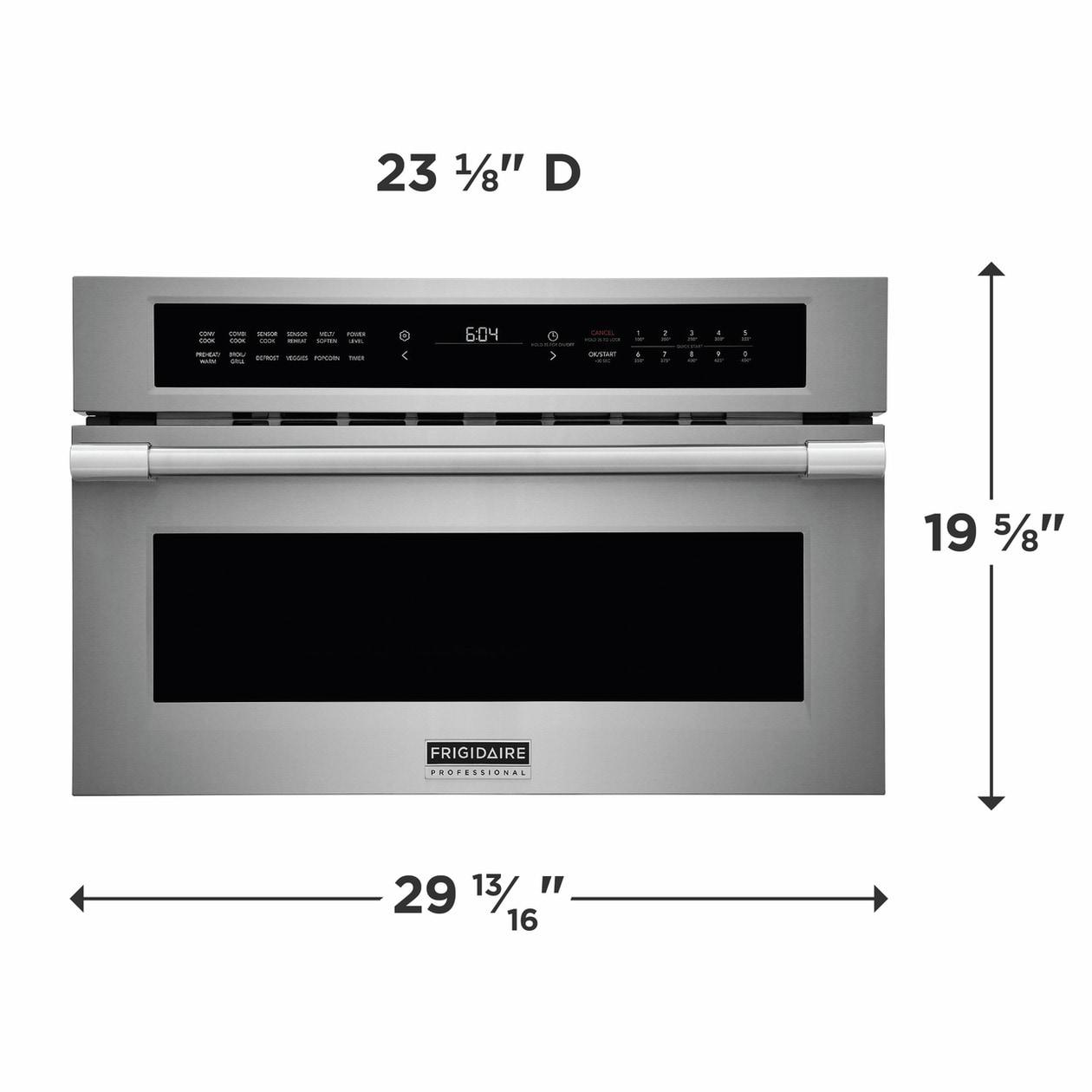 Frigidaire Professional 30" Built-In Convection Microwave Oven with Drop-Down Door