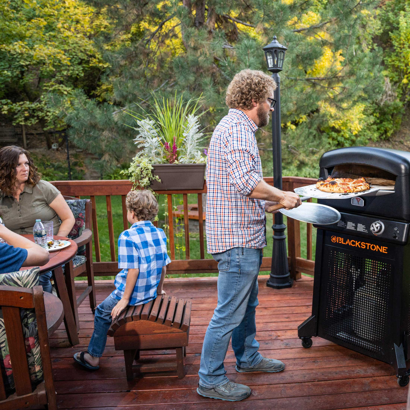 Pizza Oven with Mobile Cart