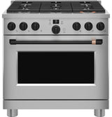 Café™ 36" Smart All-Gas Commercial-Style Range with 6 Burners (Natural Gas)