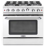 36" Gas Convection Range with 6 Sealed Burners 19K BTU