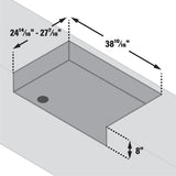 28" Drop-in Griddle with Hood & Insulation Jacket