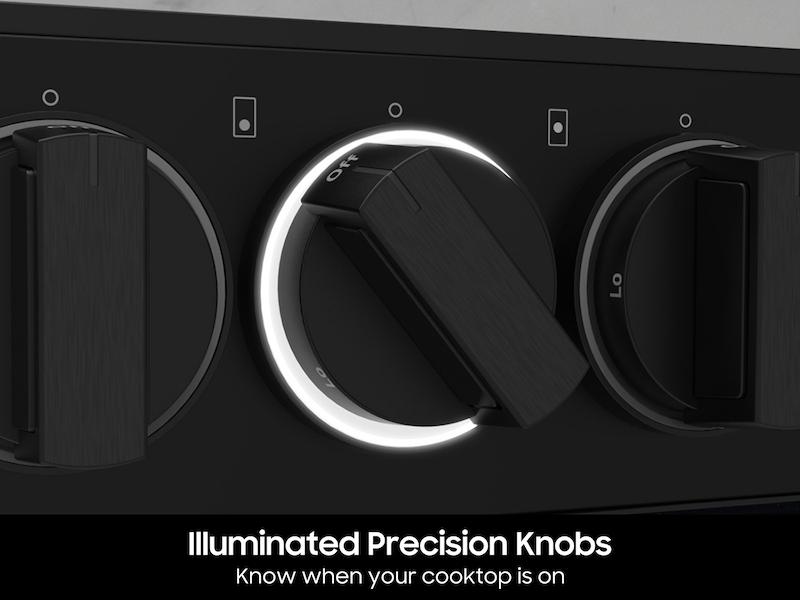 Bespoke Smart Slide-In Gas Range 6.0 cu. ft. with Flex Duo™ & Illuminated Precision Knobs in Stainless Steel