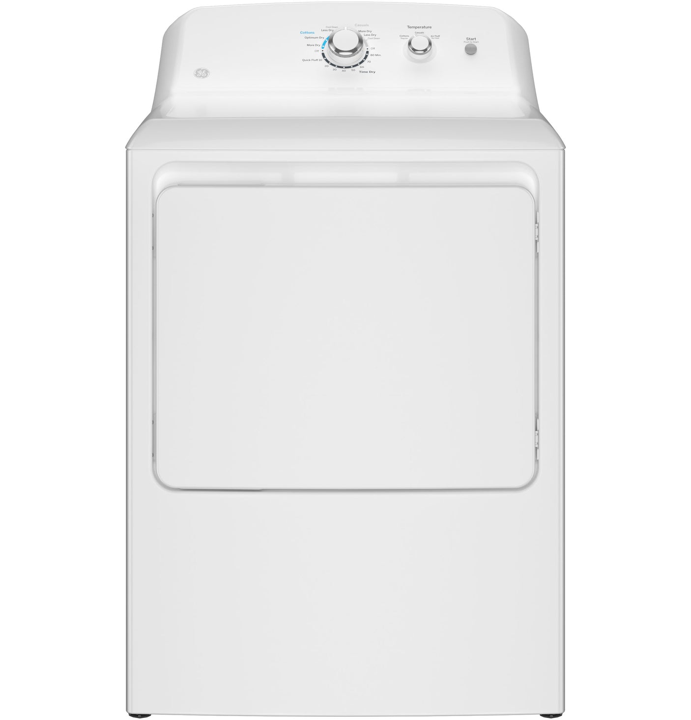 GE 6.2 cu. ft. Capacity Electric&#x00A0;Dryer&#x00A0;with Up To 120 ft. Venting and Shallow Depth&#x200B;