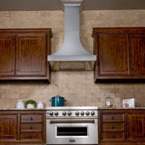 ZLINE Designer Series ZLINE DuraSnow Stainless Steel® Wall Range Hood (8632S) [Size: 42 Inch]