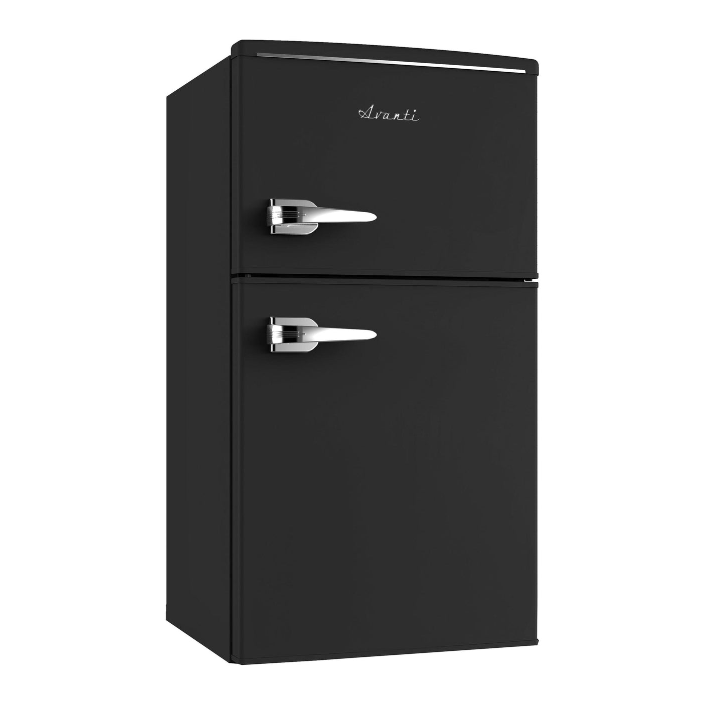 Avanti Retro Series Compact Refrigerator and Freezer, 3.0 cu. ft. - Black / 3.0 cu. ft.