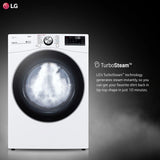 7.4 cu. ft. Ultra Large Capacity Smart wi-fi Enabled Front Load Electric Dryer with TurboSteam™ and Built-In Intelligence