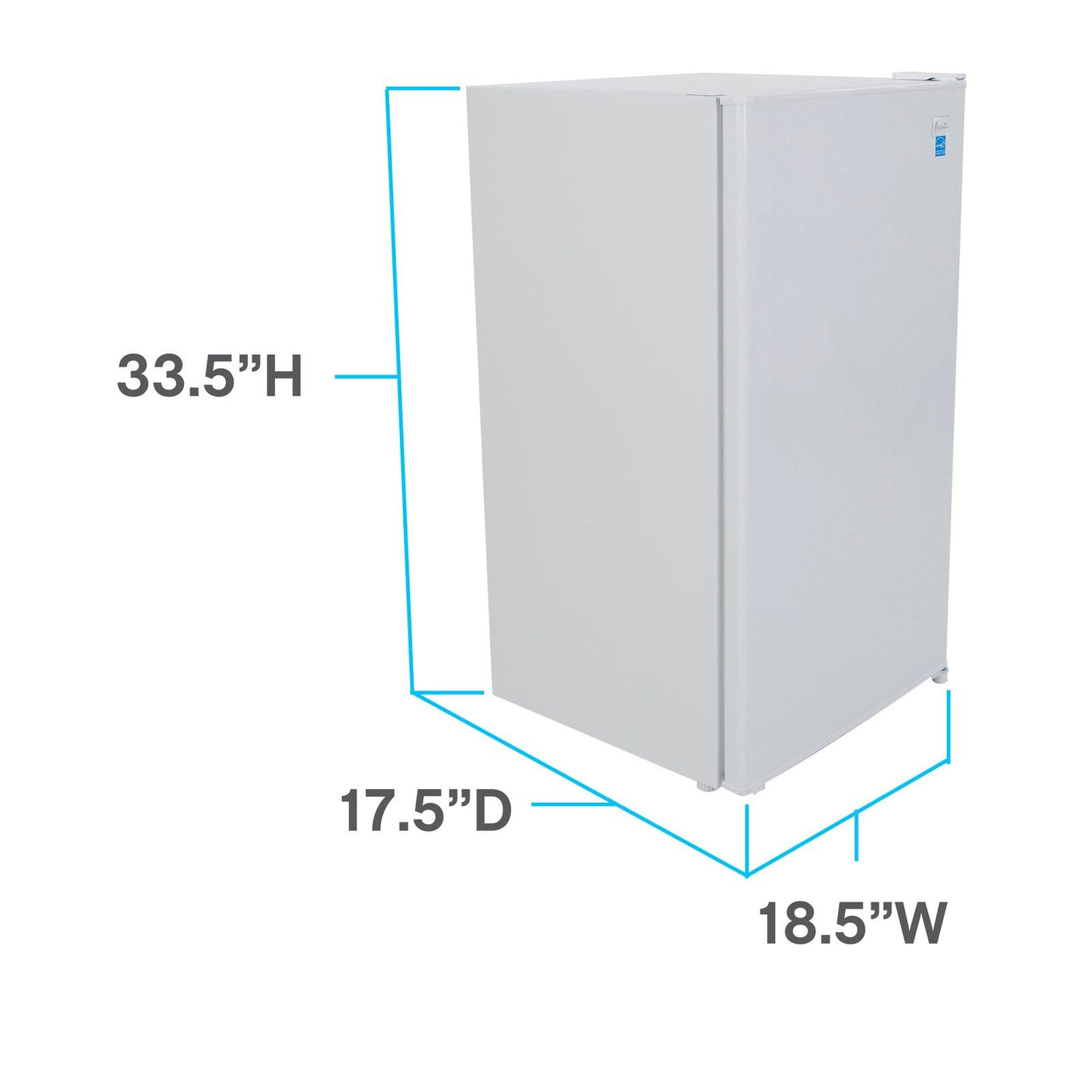 Avanti 3.2 cu. ft. Compact Refrigerator - White / 3.2 cu. ft.