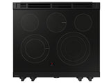 Bespoke 6.3 cu. ft. Smart Slide-In Electric Range with Air Sous Vide & Air Fry in Matte Black Steel