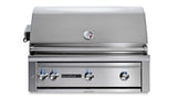 36" Built In Sedona Grill w/ Rotisserie - 1 ProSear/2 SS Tube Burners