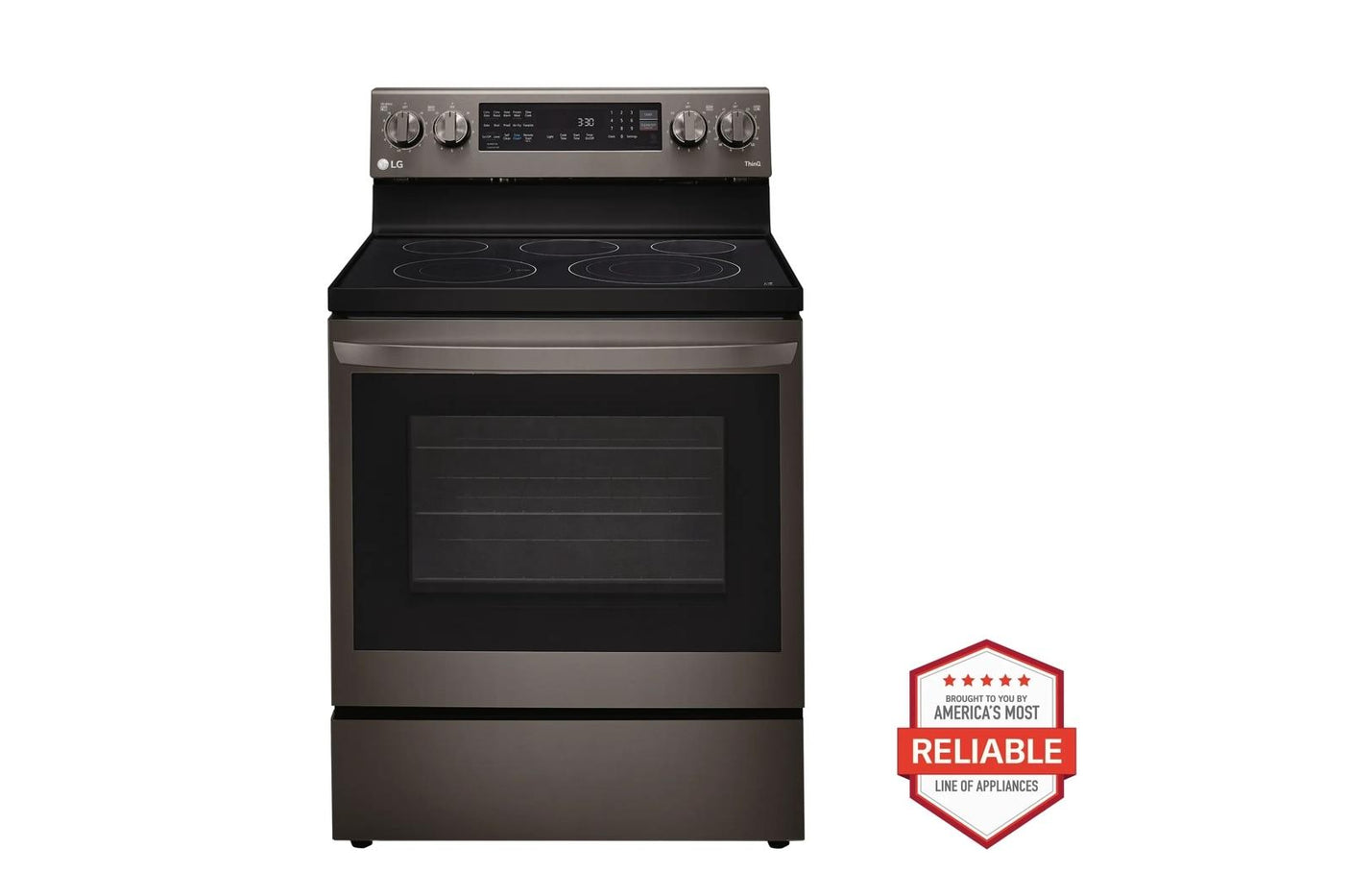 6.3 cu ft. Smart Wi-Fi Enabled True Convection InstaView® Electric Range with Air Fry