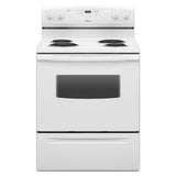 30-inch Amana® Electric Range with Self Clean - white