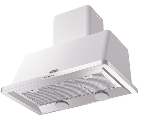 Majestic 40 Inch White Wall Mount Convertible Range Hood