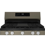 GE® 30" Free-Standing Gas Convection Range with No Preheat Air Fry and EasyWash™ Oven Tray