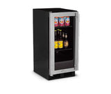 15" Beverage Center - Solid Panel Overlay Ready Door - Integrated Right Hinge