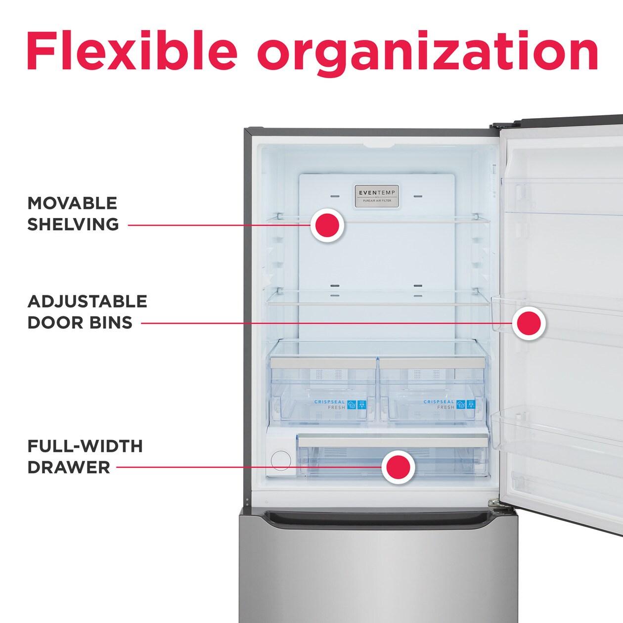 Frigidaire Gallery 20 Cu. Ft. Standard-Depth Bottom Freezer Refrigerator