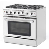 36" Gas Convection Range with 6 Sealed Burners 19K BTU