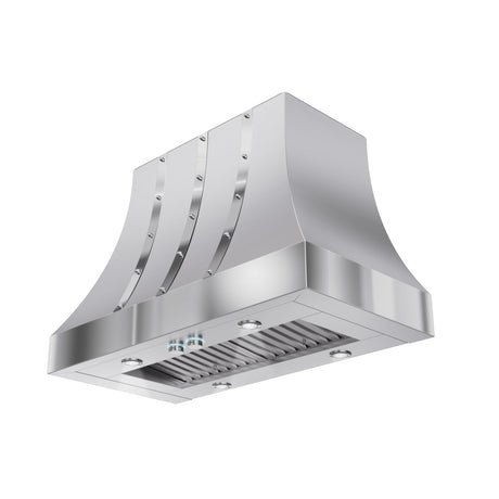 ORISTANO Wall Mount Range Hood 48" wide - NACFM