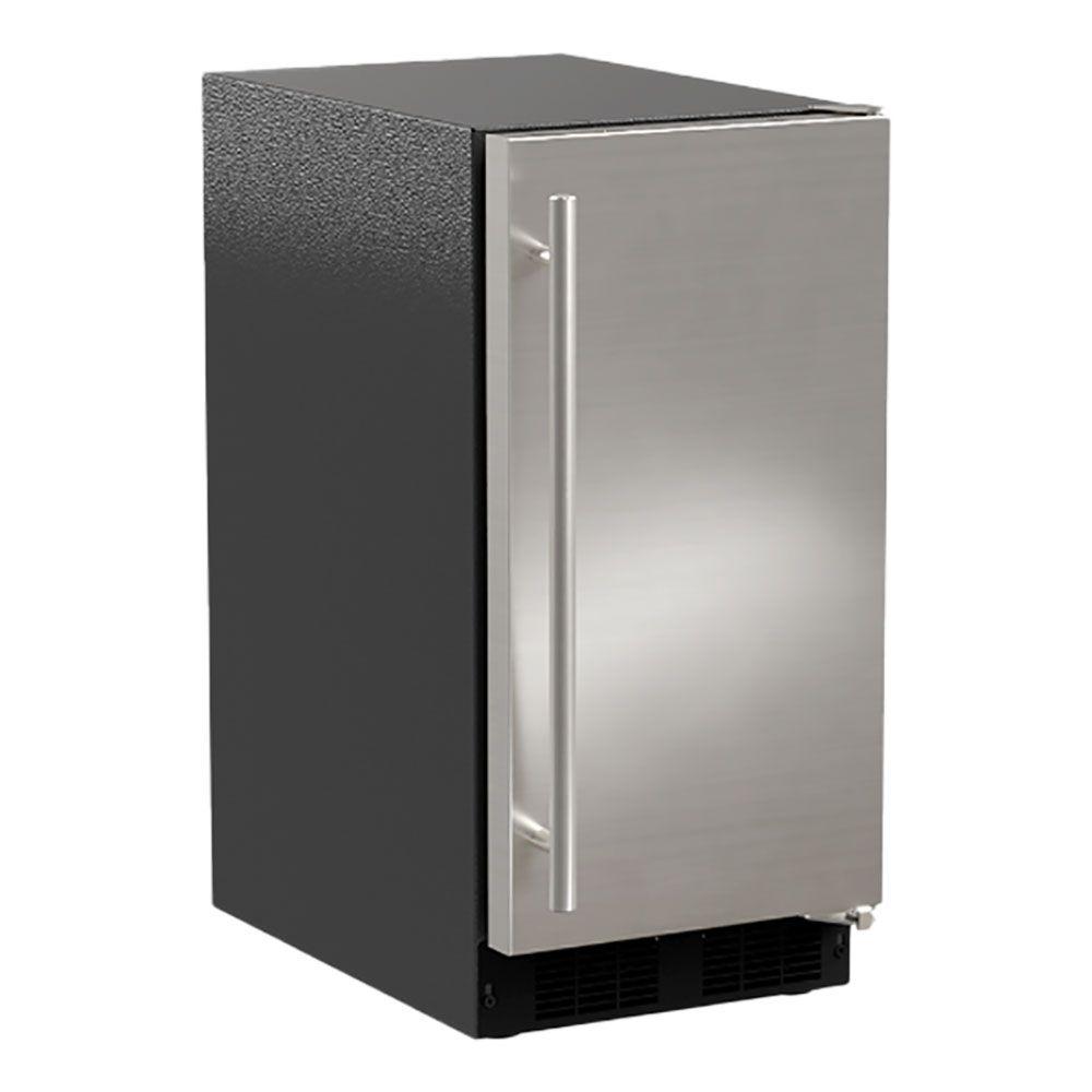 15-In Low Profile Built-In Clear Ice Machine, Gravity Drain Application with Door Style - Stainless Steel