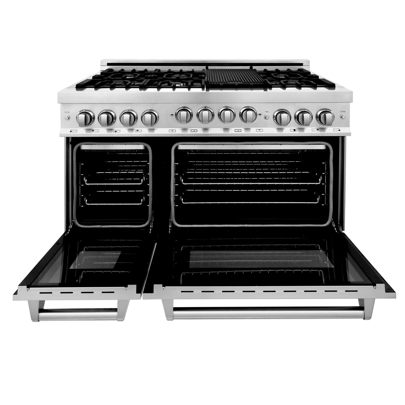 ZLINE 48" 6.0 cu. ft. Range with Gas Stove and Gas Oven in Stainless Steel (RG48) [Color: Stainless Steel]