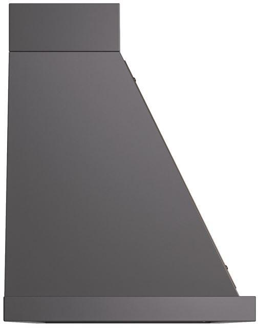 Nostalgie 60 Inch Matte Graphite Wall Mount Convertible Range Hood