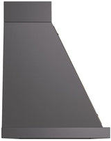 Nostalgie 60 Inch Matte Graphite Wall Mount Convertible Range Hood