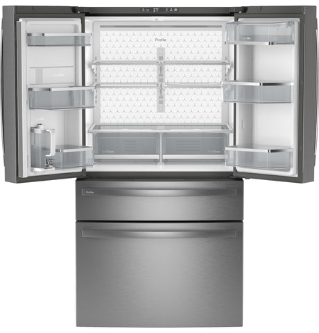 GE Profile™ ENERGY STAR® 23.2 Cu. Ft. Smart Counter-Depth Fingerprint Resistant 4-Door French-Door Refrigerator With Dual-Dispense AutoFill Pitcher