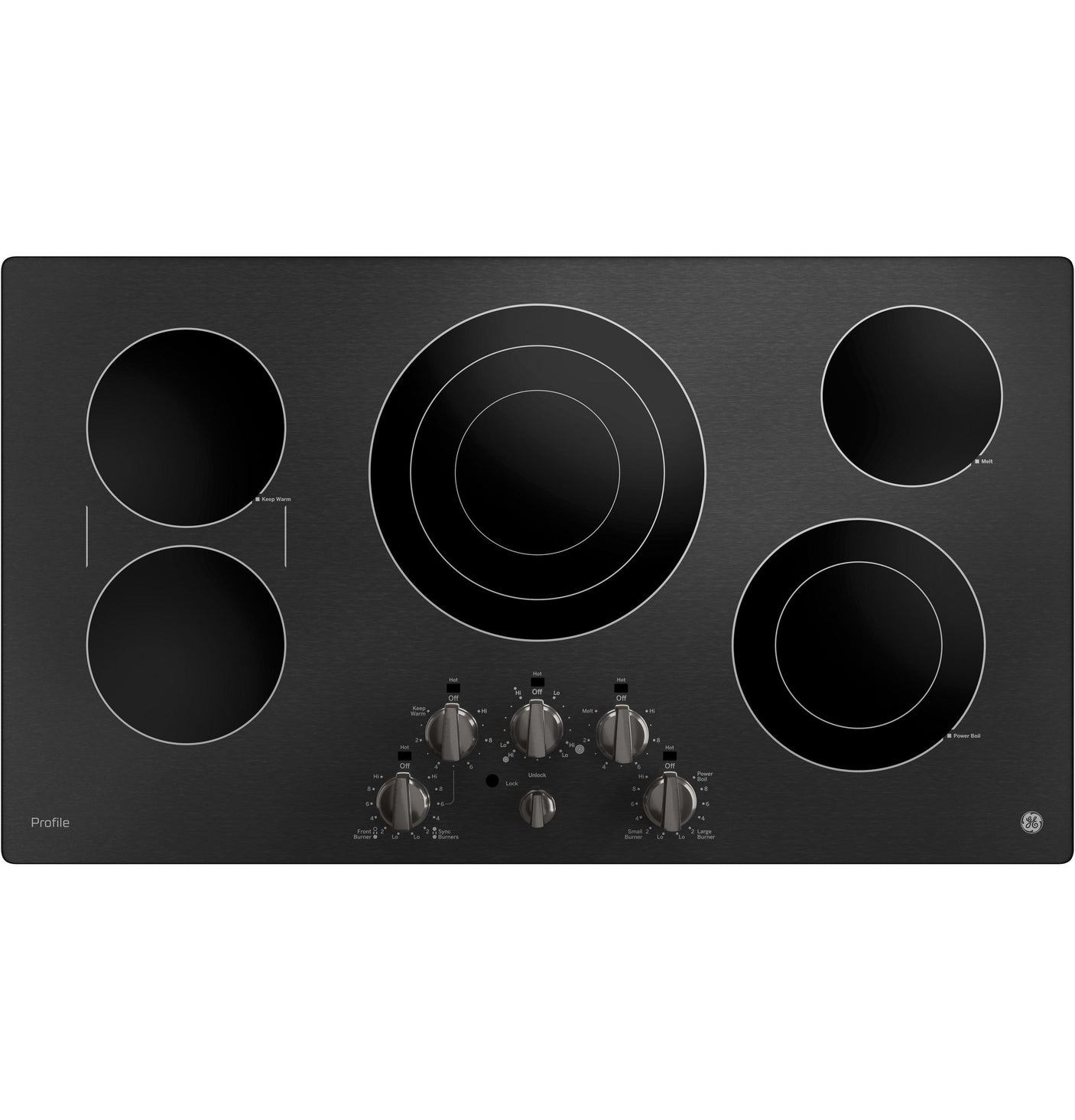 GE Profile™ 36" Built-In Knob Control Cooktop