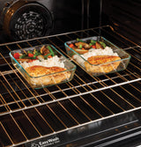 GE® 30" Free-Standing Gas Convection Range with No Preheat Air Fry and EasyWash™ Oven Tray