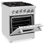 ZLINE 24 in. 2.8 cu. ft. Range with Gas Stove and Gas Oven in Stainless Steel (RG24) [Color: Stainless Steel]