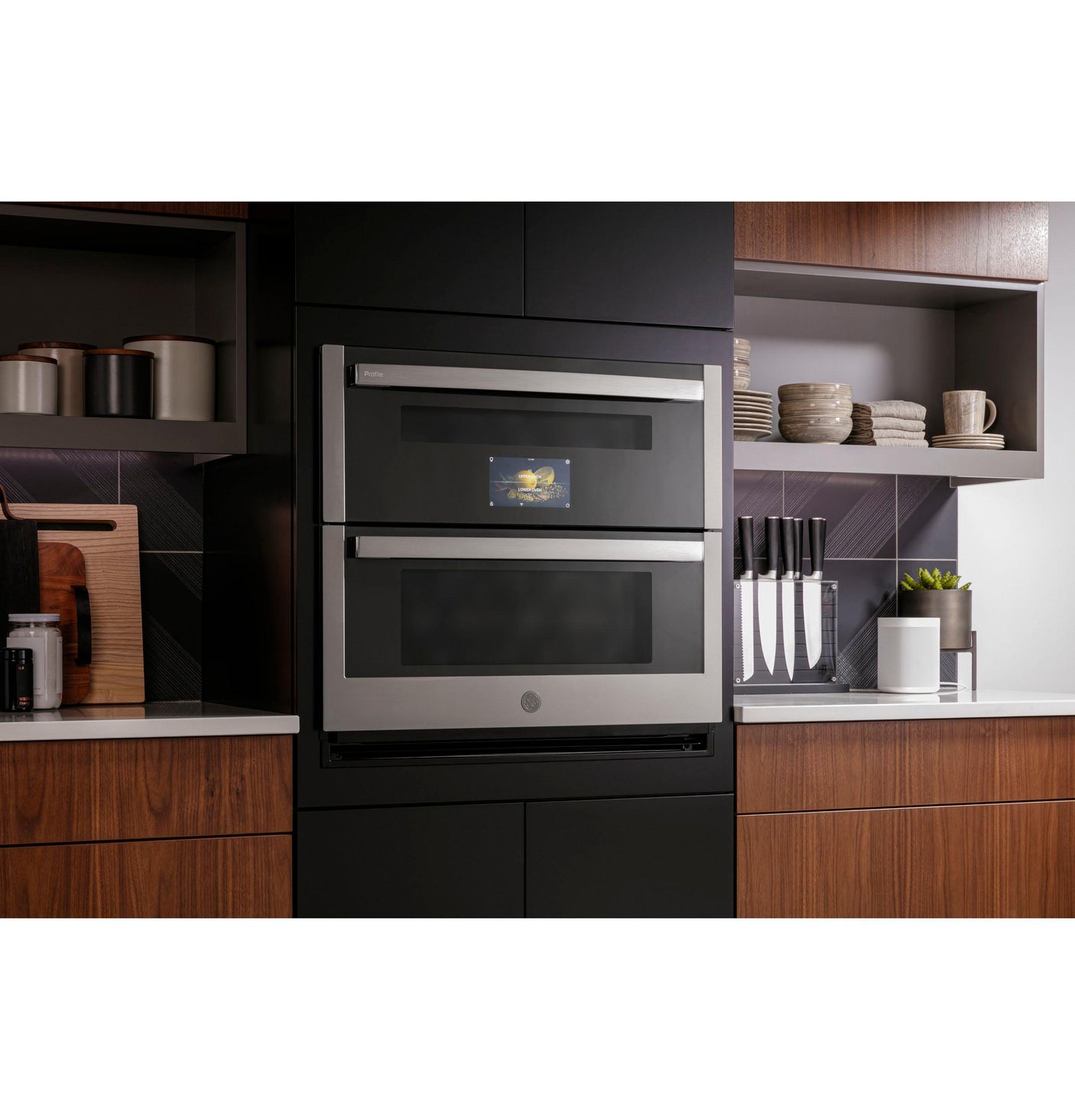 GE Profile™ 30" Smart Built-In Twin Flex Convection Wall Oven