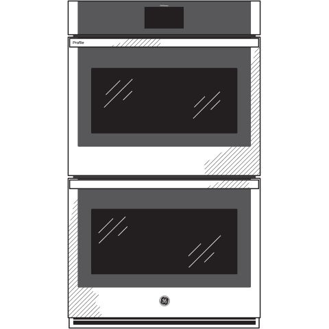 GE Profile™ 30" Smart Built-In Convection Double Wall Oven with In-Oven Camera and No Preheat Air Fry