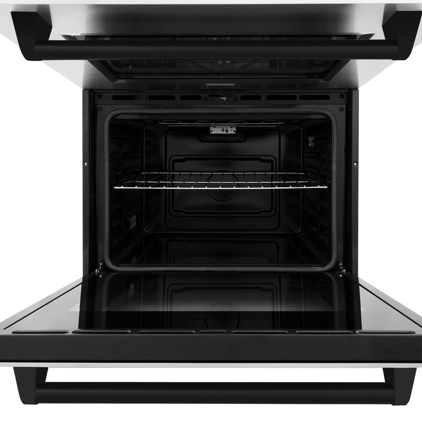 ZLINE 30" Autograph Edition Double Wall Oven with Self Clean and True Convection in DuraSnow Stainless Steel (AWDSZ-30) [Color: Matte Black]