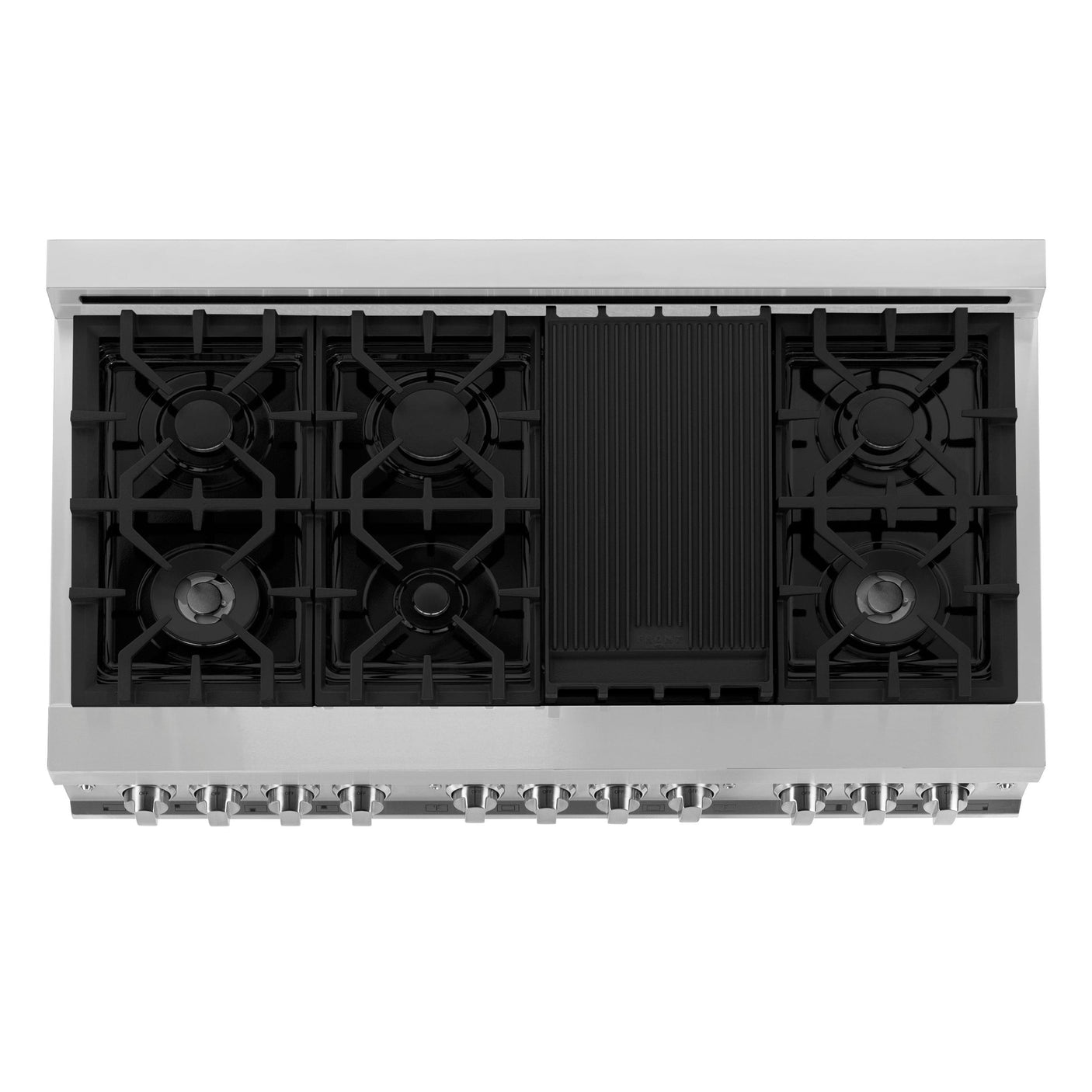 ZLINE 48 in. Dual Fuel Range with Gas Stove and Electric Oven in Stainless Steel (RA48) [Color: Stainless Steel]