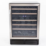 Avanti 49 Bottle Dual-Zone Wine Cooler - Stainless Steel / 49 Bottles