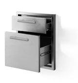 16" SS Double Drawer